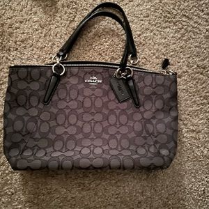 Coach bag, never used. No rips or stains. Long shoulder strap missing